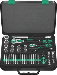 Steckschlüsselsatz 8100 SA/SC 2 Zyklop 43-tlg.1/4+1/2 Zoll SW 4-24mm