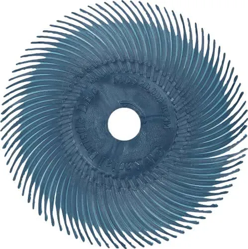 Radialbürstenscheibe RB-ZB Typ C D.75mm K.400 blau 20000min-¹ 3M