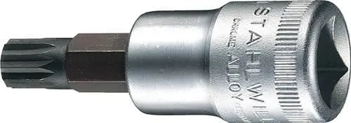 Steckschlüsseleinsatz 54 X 1/2 Zoll Innen-Vielzahn M16 L.60mm STAHLWILLE