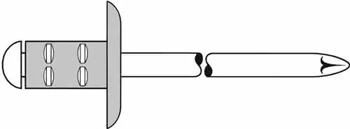 Blindniet PolyGrip® Nietschaft dxl 4,8x17,0mm K16 Alu/Stahl 25 St.GESIPA