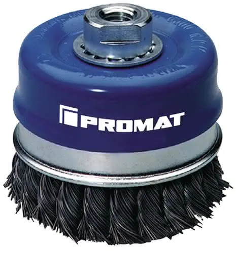 Topfbürste D.65mm Drahtstärke 0,5mm STA 12500min-¹ PROMAT