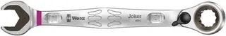 Maulringratschenschlüssel Joker SW 14mm L.187mm umschaltbar,Rings.15Grad WERA
