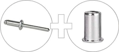 Kombisetzgerät Flipper® Plus L.217mm Arbeitsber.2,4-5mm