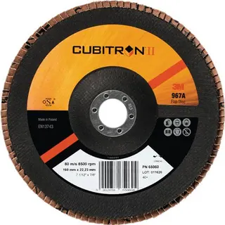 Fächerscheibe Cubitron™ II 967A D.125mm K.40 kon.INOX CO 3M