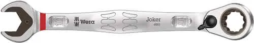 Maulringratschenschlüssel Joker SW 17mm L.225mm umschaltbar,Rings.15Grad WERA