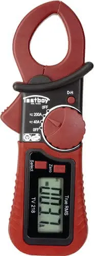 Zangenamperemeter TV 218 10 mA-200 A AC/DC CAT III 300 V TESTBOY
