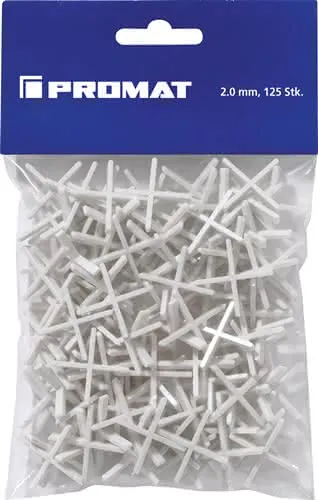 Fliesenkreuz 2mm 125 St./Btl.PROMAT
