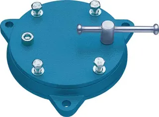 Drehteller Heuer Front f.Backen-B.160+180mm stahlgeschmiedet