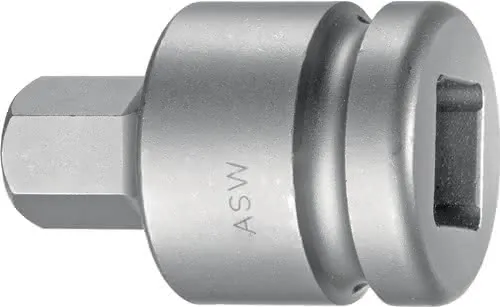 Kraftschraubersteckschlüsseleinsatz 745 3/4 Zoll i6-KT.SW 22mm L.62mm ASW