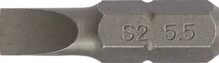 Bit f.Schlitzschrauben 4,5mm L.25mm 1/4 Zoll C6,3 Schneidenstärke 0,6mm PROMAT