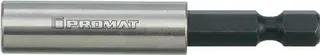 Bithalter 1/4 Zoll F 6,3 1/4 Zoll C 6,3 Magnet L.60mm PROMAT