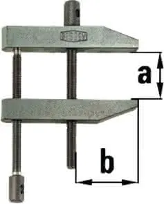 Parallelschraubzwinge PA Spann-W.36mm A.19mm BESSEY