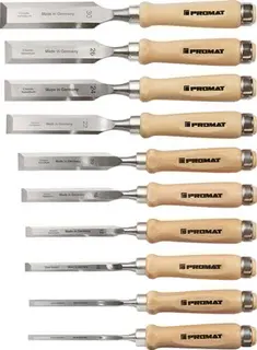Stechbeitelsatz 6,8,10,12,16,20,22,24,26,30mm