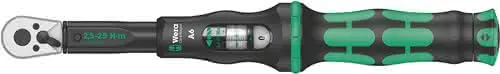 Drehmomentschlüssel Click-Torque A 6 1/4 Zoll 2,5-25 Nm WERA