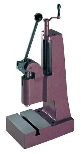 Kniehebel-Handpresse Heizkörper 800 Druckkraft 8,0 kN Hub 40mm Arbeits-H.50-200mm