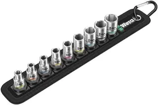 Steckschlüsselsatz Belt 4 9-tlg.1/4 Zoll 5-13mm f.a6-KT.-Schr.WERA