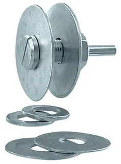 Spannschaft MN-AC f.Grobreinigungsscheiben Schaft-D.8mm