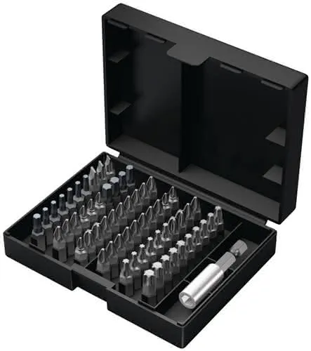 Bitsortiment Bit-Safe Classic 4 61-tlg.Schlitz/PH/PZD/TX/6Kt.WERA