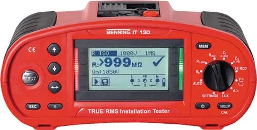 Installationsprüfgerät IT 130 z.Prüfung elektrischer Anlagen BENNING