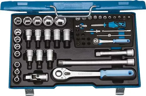 Steckschlüsselsatz 19 V20U-10 50-tlg.1/4+1/2 Zoll SW 4-30mm Z.72/48
