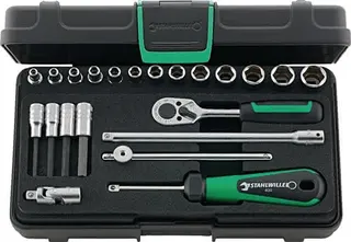 Steckschlüsselsatz 40/44/17/5 KN 22-tlg.1/4 Zoll SW 3,5-13mm Z.22 6KT – Bild 2