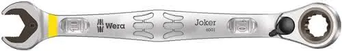 Maulringratschenschlüssel Joker SW 10mm L.159mm umschaltbar,Rings.15Grad WERA