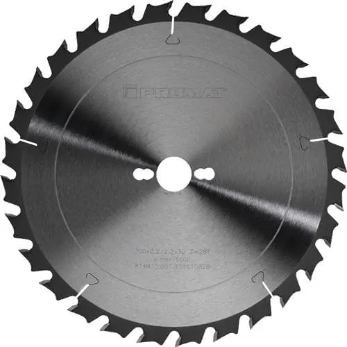 Präzisionskreissägeblatt AD 350mm Z.32 WZ Bohrung 30mm Schnitt-B.3,5mm HM