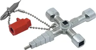 Schaltschrankschlüssel 820 M03 13 Funktionen m.Bitadapter – Bild 5