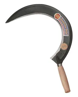 Steyrische Sichel L.450mm halbgeschmiedet,m. Schneidenschutz