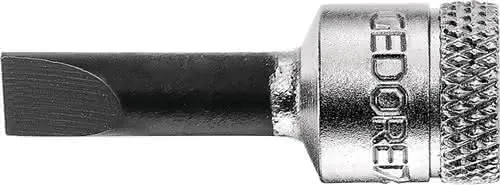 Steckschlüsseleinsatz IS 20 1/4 Zoll Schlitz 5,5mm L.37mm GEDORE