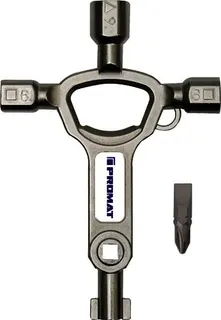 Schaltschrankschlüssel 9 Funktionen integr.Flaschenöffner PROMAT