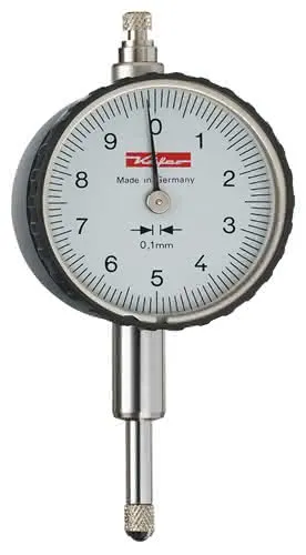 Messuhr KM 10A 10mm Abl.0,1mm m.Kal.KÄFER