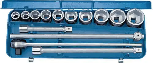 Steckschlüsselsatz 32 EMU-2 14-tlg.3/4 Zoll SW 22-50mm Z.50 6KT GEDORE