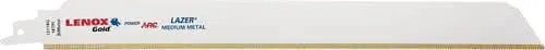 Säbelsägeblatt Gold Lazer® L.305mm B.25mm TPI 18 5 St./Karte LENOX