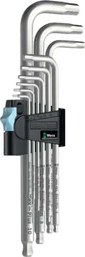 Winkelschraubendrehersatz Imbus PKL/9 9-tlg.Ku.-Halter SW 1,5-10mm lang VA