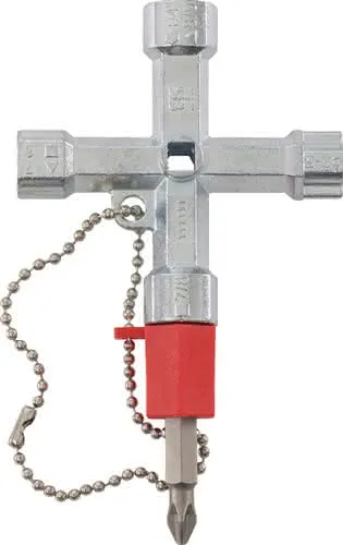 Schaltschrankschlüssel Doublehead Key 11 Funktionen m.Bitadapter