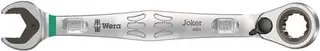 Maulringratschenschlüssel Joker SW 13mm L.179mm umschaltbar,Rings.15Grad WERA