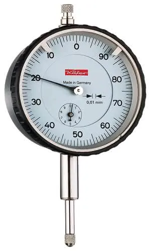 Messuhr M2T li.10mm Abl.0,01mm Ziffernbl.li.100-0 m.Kal.KÄFER