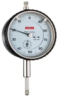 Messuhr M2T li.10mm Abl.0,01mm Ziffernbl.li.100-0 m.Kal.KÄFER
