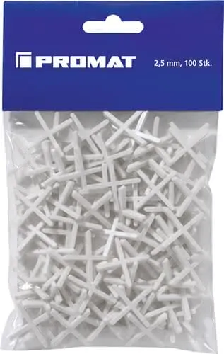 Fliesenkreuz 2,5mm 100 St./Btl.PROMAT