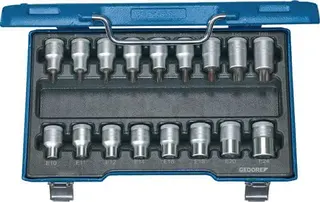 Steckschlüsselsatz ITX 19 TX-017 17-tlg.1/2 Zoll T 20 -T60/E10-E24 GEDORE