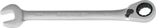 Maulringratschenschlüssel SW 17mm L.232mm umschaltbar,Rings.15Grad PROMAT