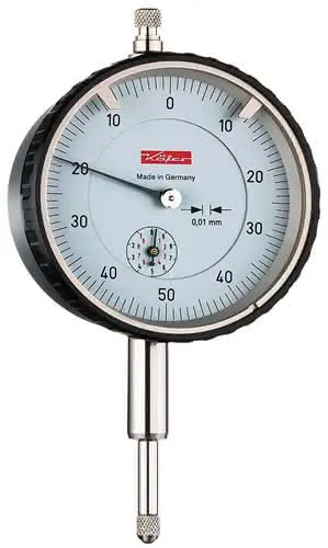 Messuhr M2T B 10mm Abl.0,01mm Ziffernbl.beids.0-50-0 KÄFER