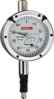 Messuhr KM4 SW 3mm Abl.0,01mm m.Stoßschutz m.Kal.KÄFER
