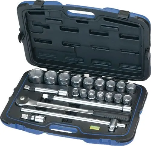 Steckschlüsselsatz 50810131080 21-tlg.3/4 Zoll SW 19-50mm Z.72 6KT