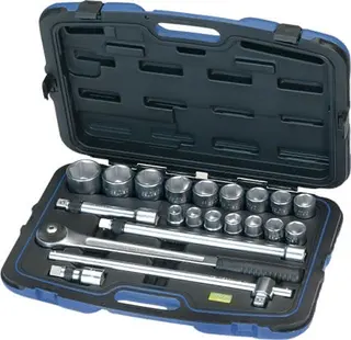 Steckschlüsselsatz 50810131080 21-tlg.3/4 Zoll SW 19-50mm Z.72 6KT