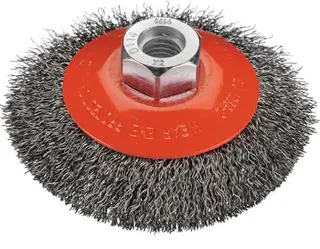 Kegelbürste D.100mm Drahtstärke 0,2mm VA 20mm 12500min-¹ OSBORN