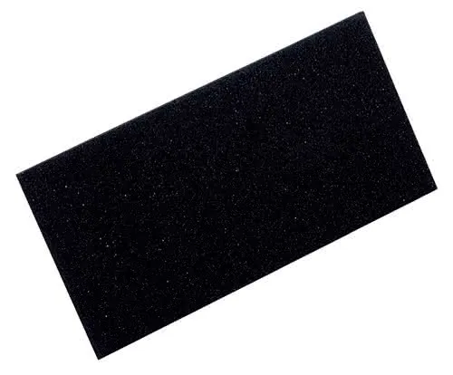Zellgummiauflage L280xB140xS10mm schwarz