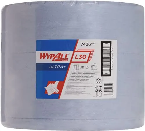 Putztuch WYPALL L30 ULTRA 7426 L380xB370 ca.mm blau Rl.