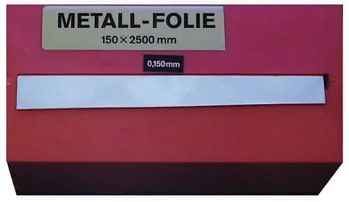 Metallfolie D.0,300mm STA L.2500mm B.150mm